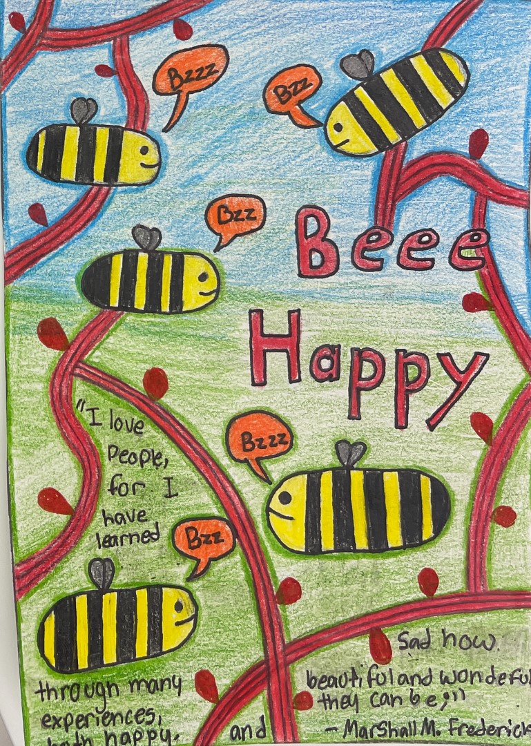 "Bee Happy" by Jayda Brown